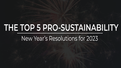 The 5 Pro-Sustainability New Years' Resolutions For 2023